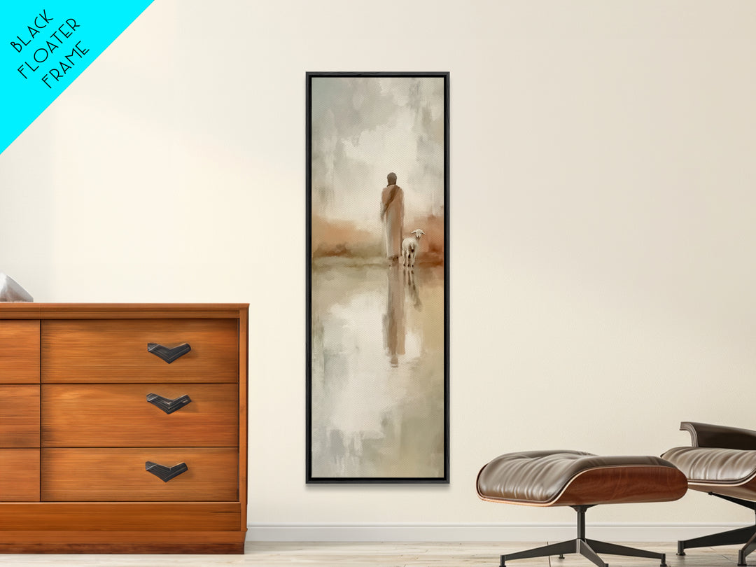 Dawn Of Grace – Framed Canvas Print – Christian Art Canvas – Christian Painting – Jesus Painting – Tall Narrow Wall Art – Christian Christm