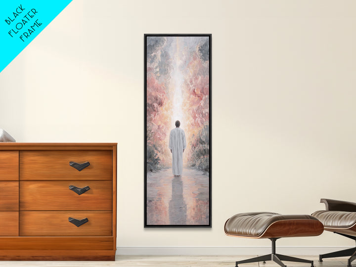 Heavenward Dawn, Framed Canvas Print, Christian Art Canvas, Christian Wall Art, Skinny Art, Modern Christian Art, Christian Gift