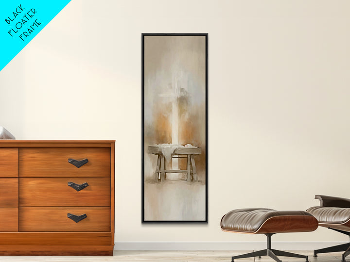 Gentle Holy Night | Framed Canvas Print | Christian Wall Art | Christian Art Canvas | Jesus Painting | Christmas Art | Christian Decor | Ar