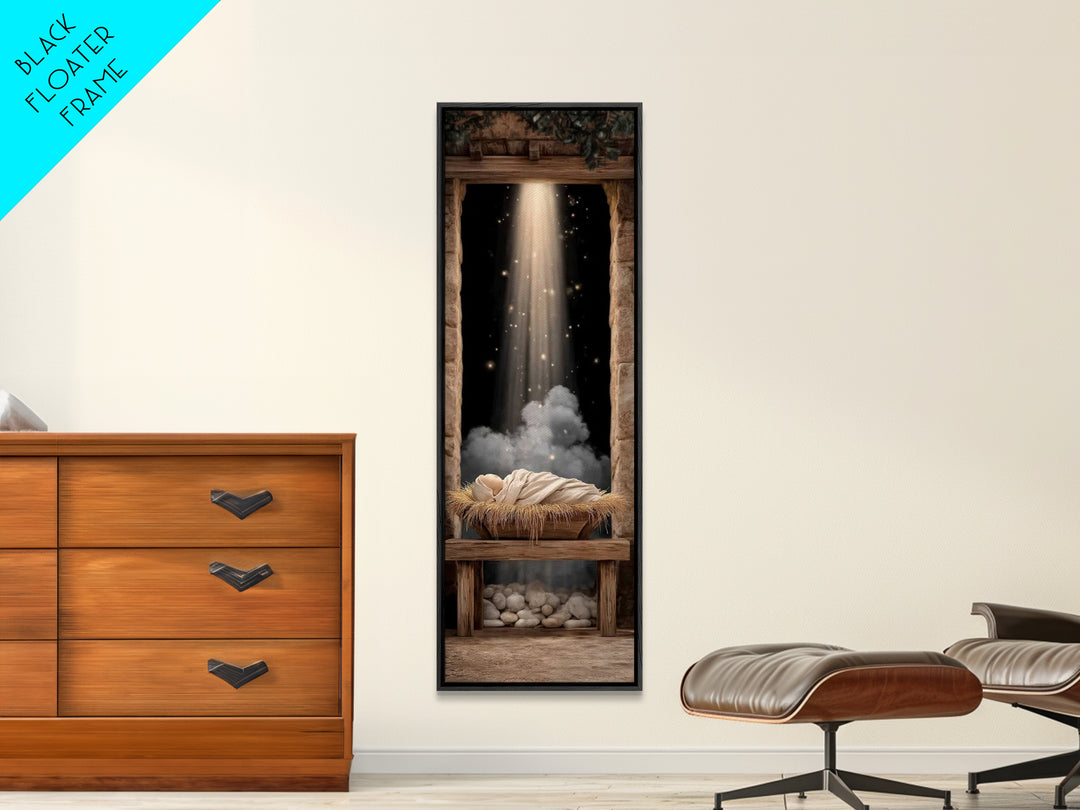 Star Of Promise, Framed Canvas Print, Christian Wall Art, Christian Art Canvas, Christmas Art, Christian Christmas Art, Christian Decor, Ar