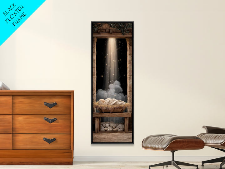Star Of Promise, Framed Canvas Print, Christian Wall Art, Christian Art Canvas, Christmas Art, Christian Christmas Art, Christian Decor, Ar