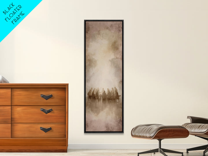Holy Gathering Dawn – Framed Canvas Print – Christian Art Canvas – Jesus Wall Art – Christian Art Print – Skinny Art – Christmas Art – Chri