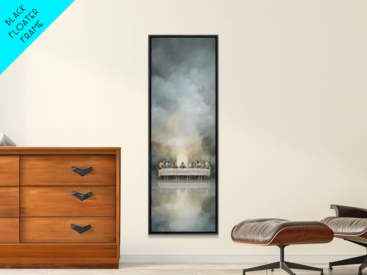 Spirit On High – Framed Canvas Print – Christian Wall Art – Narrow Art – Minimalist Christian Art – Christian Art Canvas – Modern Christian