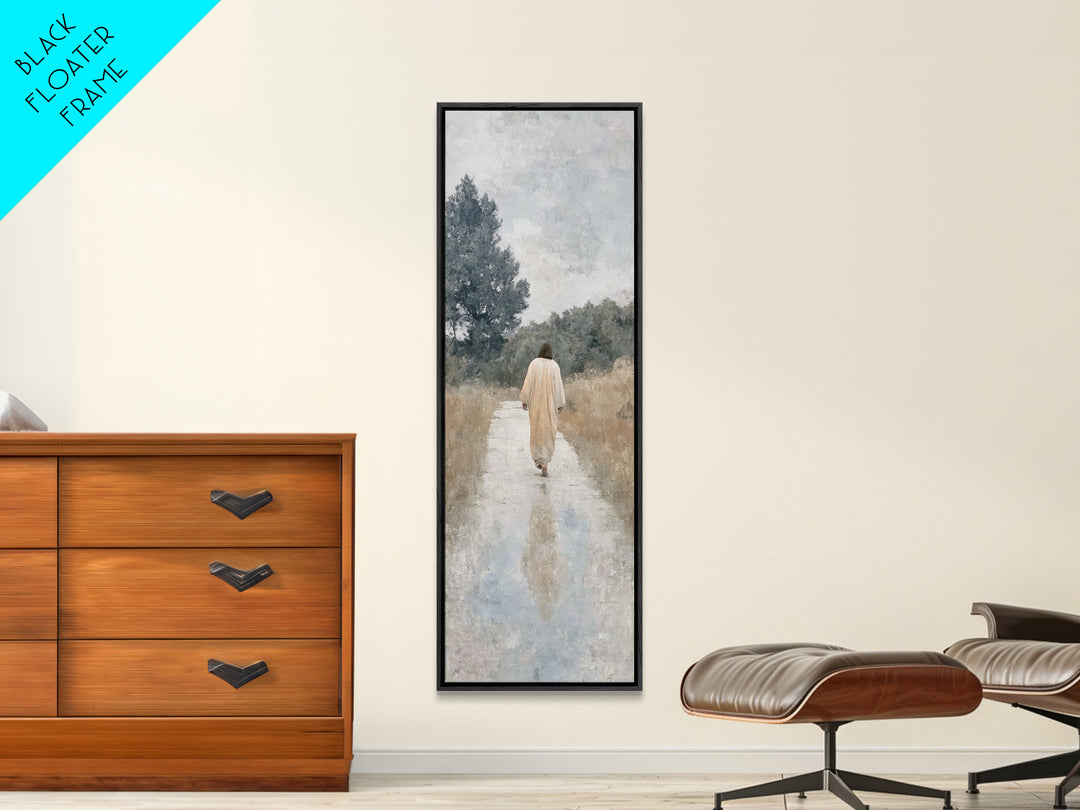 Journey Of Grace – Framed Canvas Print – Narrow Art – Christian Art Canvas – Christian Wall Art – Subtle Christian Art – Christmas Art