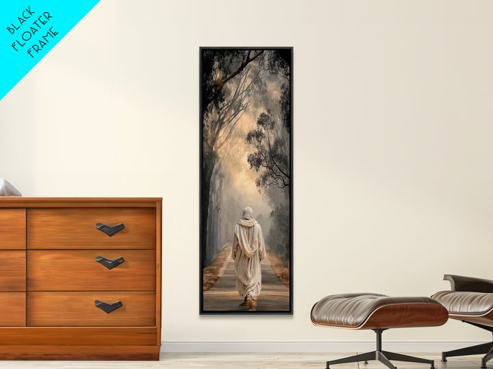 Dawn Of Mercy – Framed Canvas Print – Tall Skinny Art Print – Christian Wall Art – Vintage Christian Art – Christian Art Canvas – Christmas