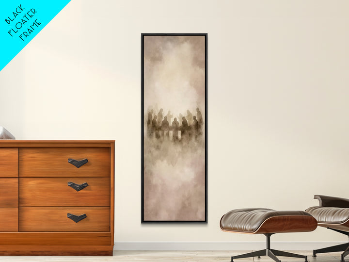 Clouds Of Communion – Framed Canvas Print – Narrow Art – Christian Wall Art – Christian Art Canvas – Jesus Painting – Christian Christmas A