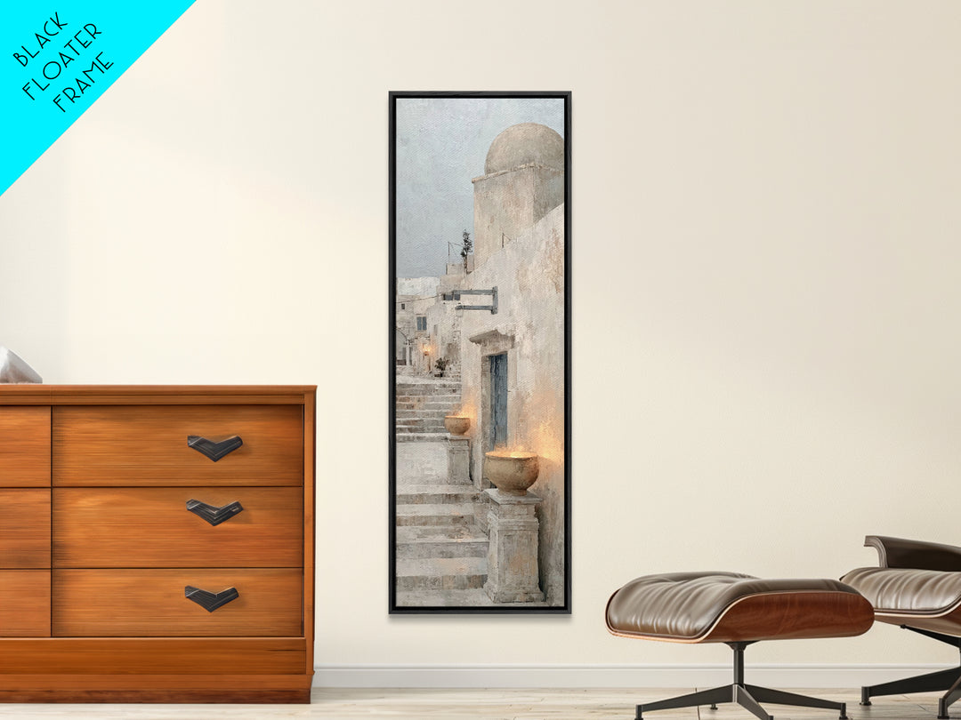 Sacred Steps – Framed Canvas Print – Narrow Art – Christian Art Canvas – Modern Christian Art – Christian Wall Art – Christian Decor