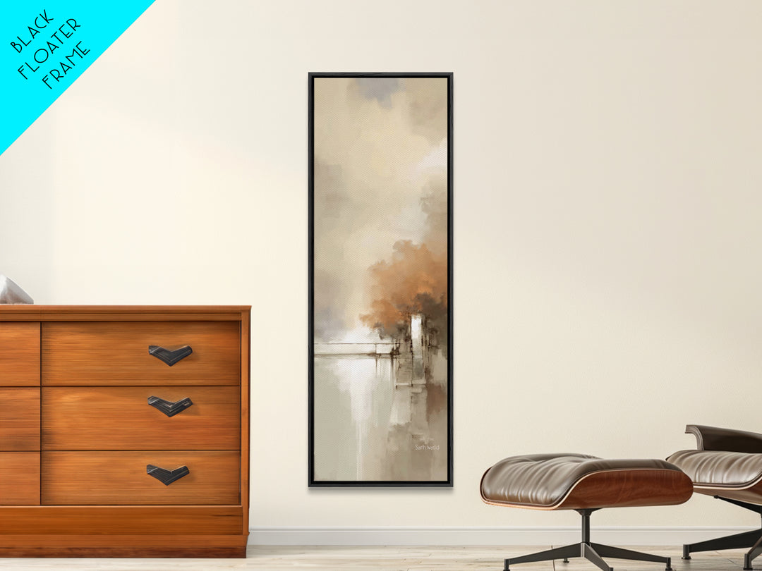 Hillside Lights – Framed Canvas Print – Skinny Art – Christian Christmas Art – Christian Art Canvas – Christian Wall Art – Christmas Decor