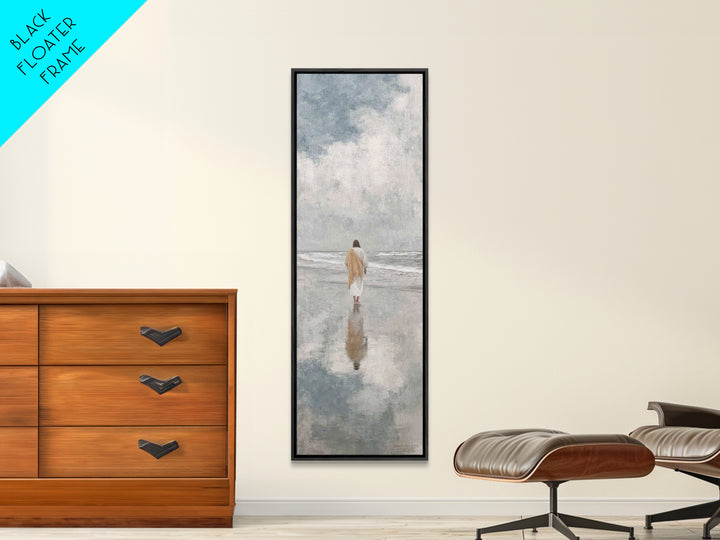 Morning Grace Tide – Framed Canvas Print – Christian Art – Skinny Art – Jesus Painting – Christian Art Canvas – Christmas Wall Art