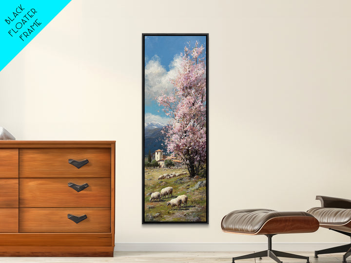 Tree Of Hope – Framed Canvas Print – Jesus Painting – Christian Wall Art – Tall Narrow Wall Art – Christian Art Canvas