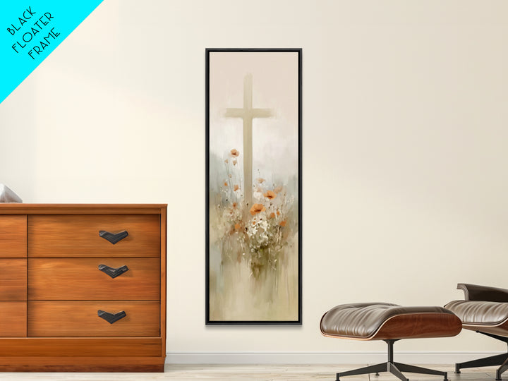 Fields Of Renewal | Framed Canvas Print | Tall Skinny Art Print | Christian Art Canvas | Christian Gift Ideas | Christmas Art | Christian W