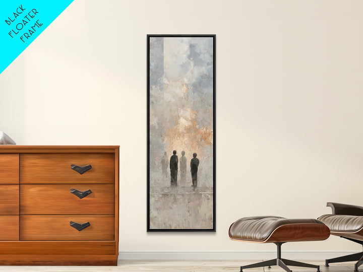 Clouds Of Witness, Framed Canvas Print, Tall Skinny Art Print, Christian Art Canvas, Christian Art Work, Christian Wall Art, Abstract Chris