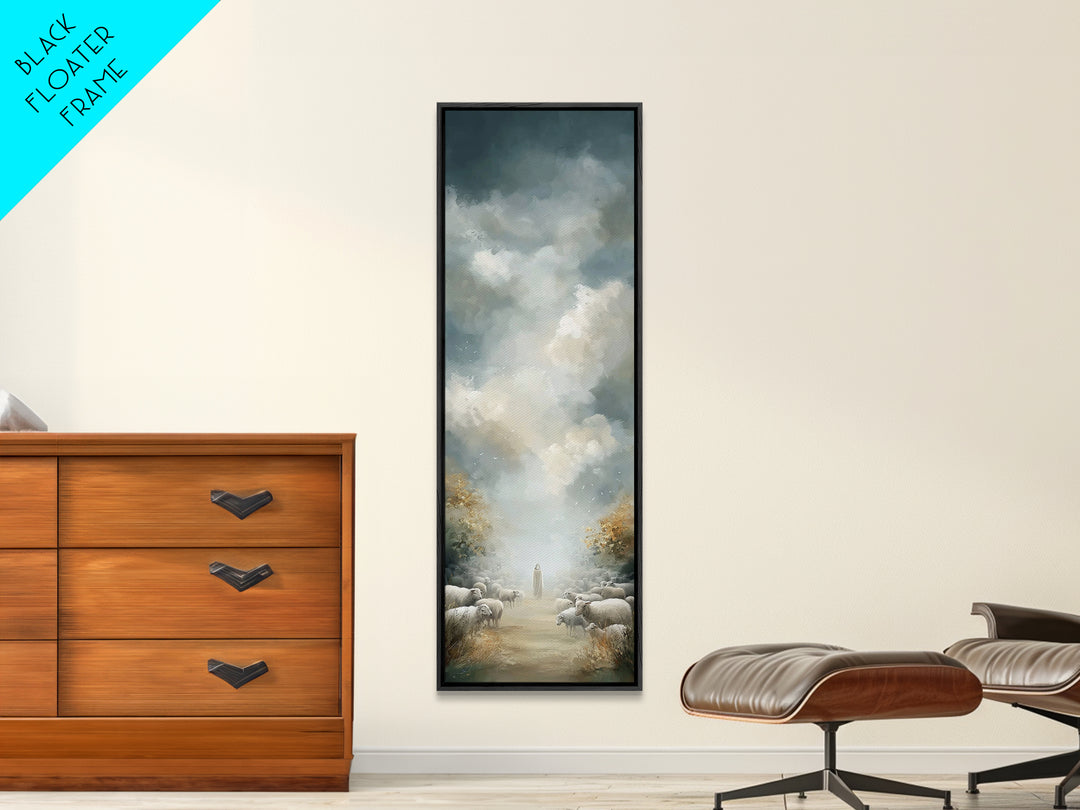 Morning Of Mercy - Framed Canvas Print - Christian Art Canvas - Christian Wall Art - Christian Decor - Tall Skinny Art Print - Christian Ar