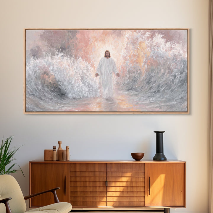 Dawn of Glory | Framed Canvas Print | Christian Wall Art | Jesus Painting | Christian Art Canvas | Large Christian Painting | Christian Art