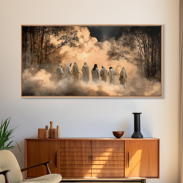 Eternal Star – Framed Canvas Print – Christian Decor – Christian Art – Christian Gifts – Jesus Art – Christian Canvas – Christmas Art