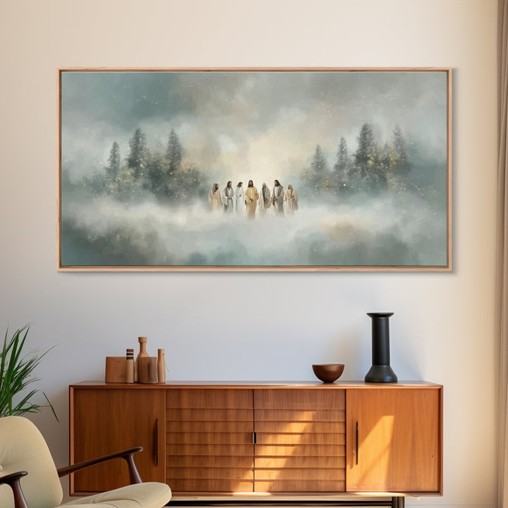 Gathered In Light – Framed Canvas Print – Christian Wall Art – Christian Canvas – Jesus Art – Christian Art – Christian Gift Ideas