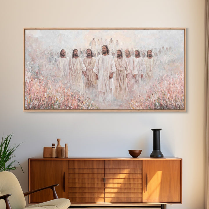 Eternal Walk – Framed Canvas Print – Christian Art – Christian Canvas – Jesus Painting – Christian Art Print – Christian Wall Art