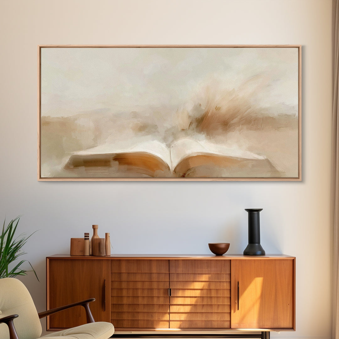 Scripture Light | Framed Canvas Print | Christian Wall Art | Christian Art Canvas | Jesus Painting | Christian Art Gift | Modern Christian