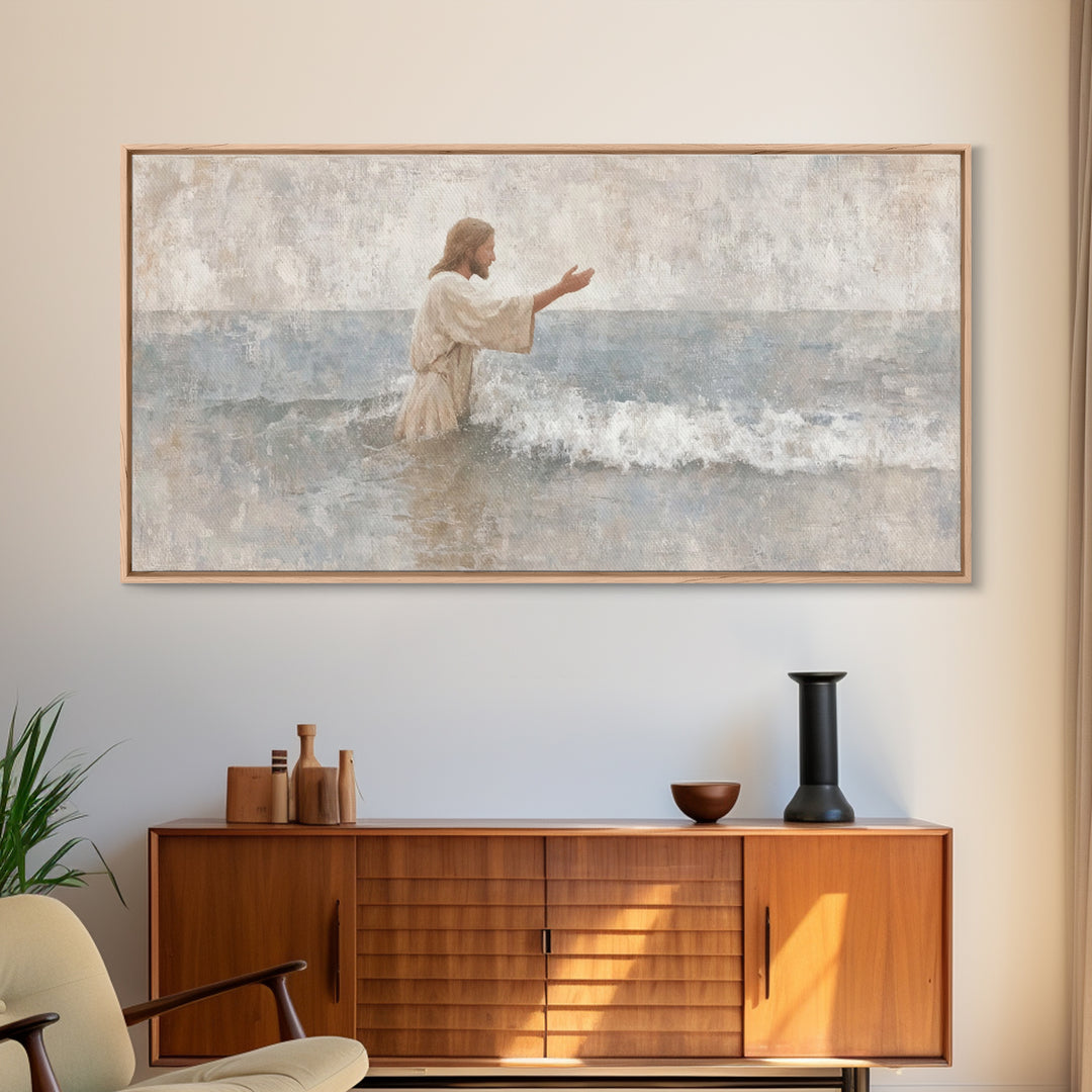 Morning Of Hope – Framed Canvas Print – Christian Art Canvas – Jesus Painting – Christian Wall Art – Subtle Christian Art – Christian Chris