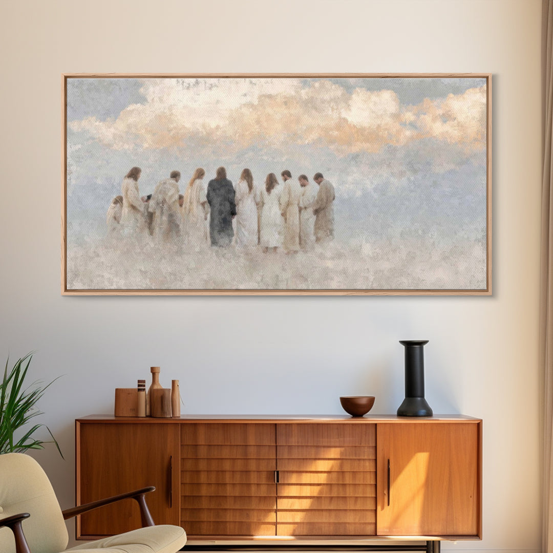 Path Of Revelation – Framed Canvas Print – Christian Art Painting – Christian Decor – Jesus Wall Art – Large Christian Art – Christian Art