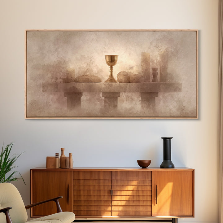 Altar Of Peace – Framed Canvas Print – Christian Wall Art – Subtle Christian Art – Christian Art Canvas – Christian Gift Ideas – Christmas