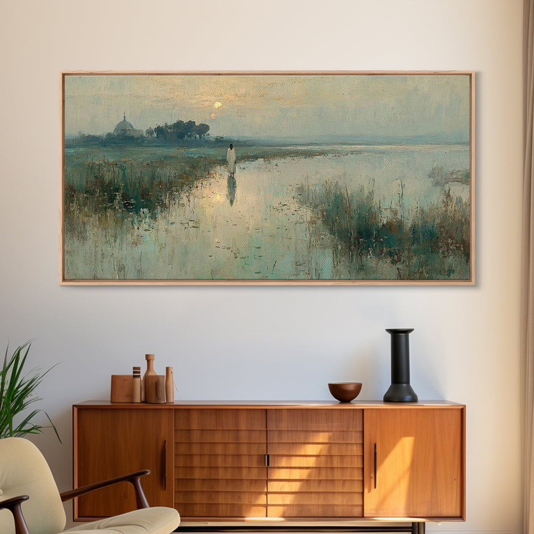 Morning Grace | Framed Canvas Print | Christian Wall Art | Jesus Painting Canvas | Christmas Art | Christian Gift Ideas | Faith Art