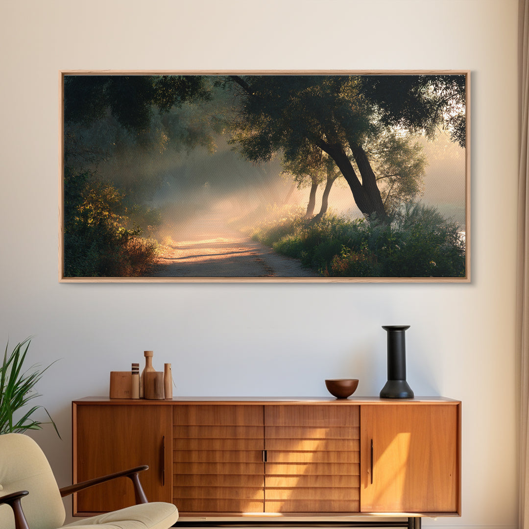 Holy Solitude – Framed Canvas Print – Jesus Painting – Christian Art Canvas – Christian Wall Art – Christmas Art – Large Christian Art
