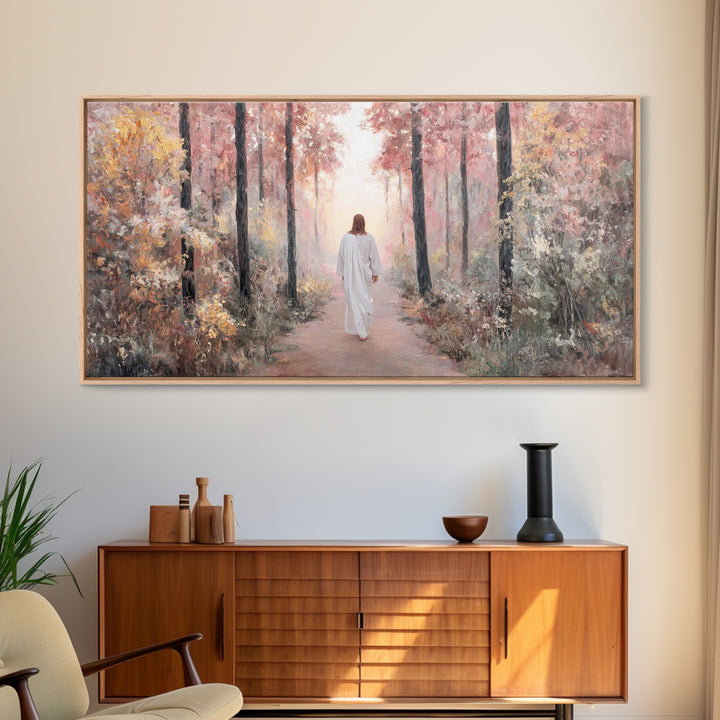 Light Of Peace – Framed Canvas Print – Christian Wall Art – Christian Art Canvas – Jesus Painting – Christian Art – Christmas Art