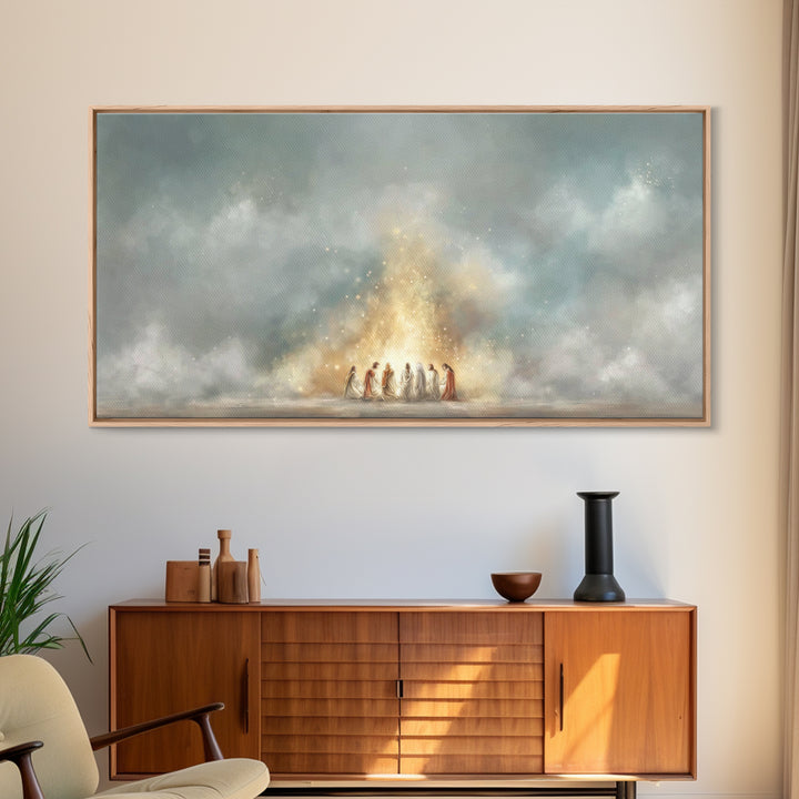 Eternal Light – Framed Canvas Print – Christian Art Canvas – Jesus Painting – Christian Christmas Art – Christian Wall Art