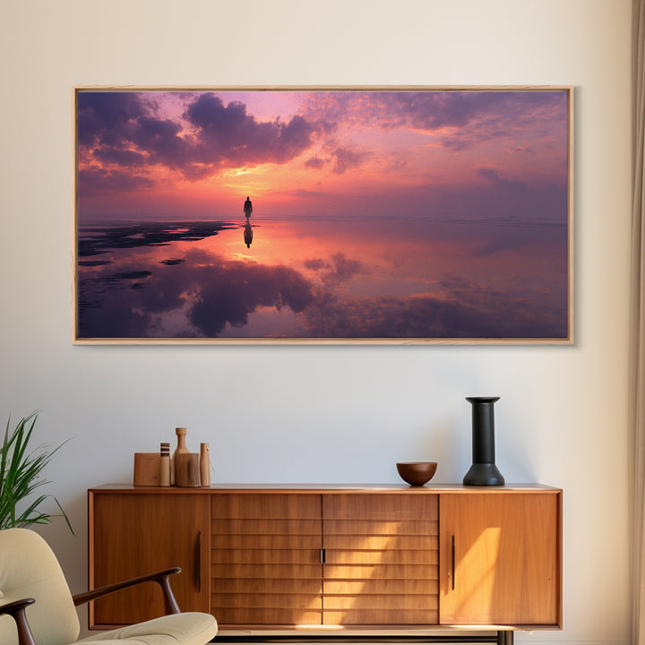 Morning Of Stillness | Framed Canvas Print | Christian Wall Art | Christian Art Canvas | Jesus Painting | Christian Art | Christian Gift
