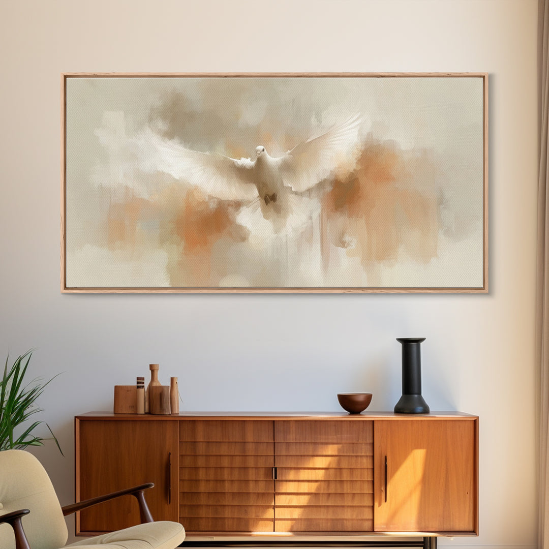 Eternal Refuge – Framed Canvas Print – Christian Wall Art – Christian Art Canvas – Christian Painting – Christmas Art – Christian Decor