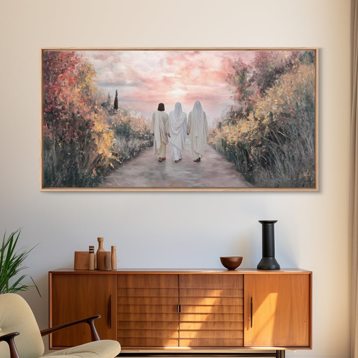Garden Of Dawn – Framed Canvas Print – Christian Art Canvas – Jesus Wall Art – Christian Art Print – Christian Decor – Christian Gift Ideas