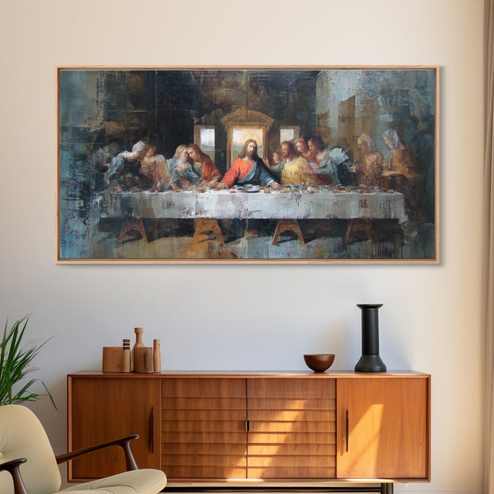 Dawn Fellowship – Framed Canvas Print – Christian Wall Art – Christmas Art – Christian Art Print – Christian Art Canvas – Christian Christm