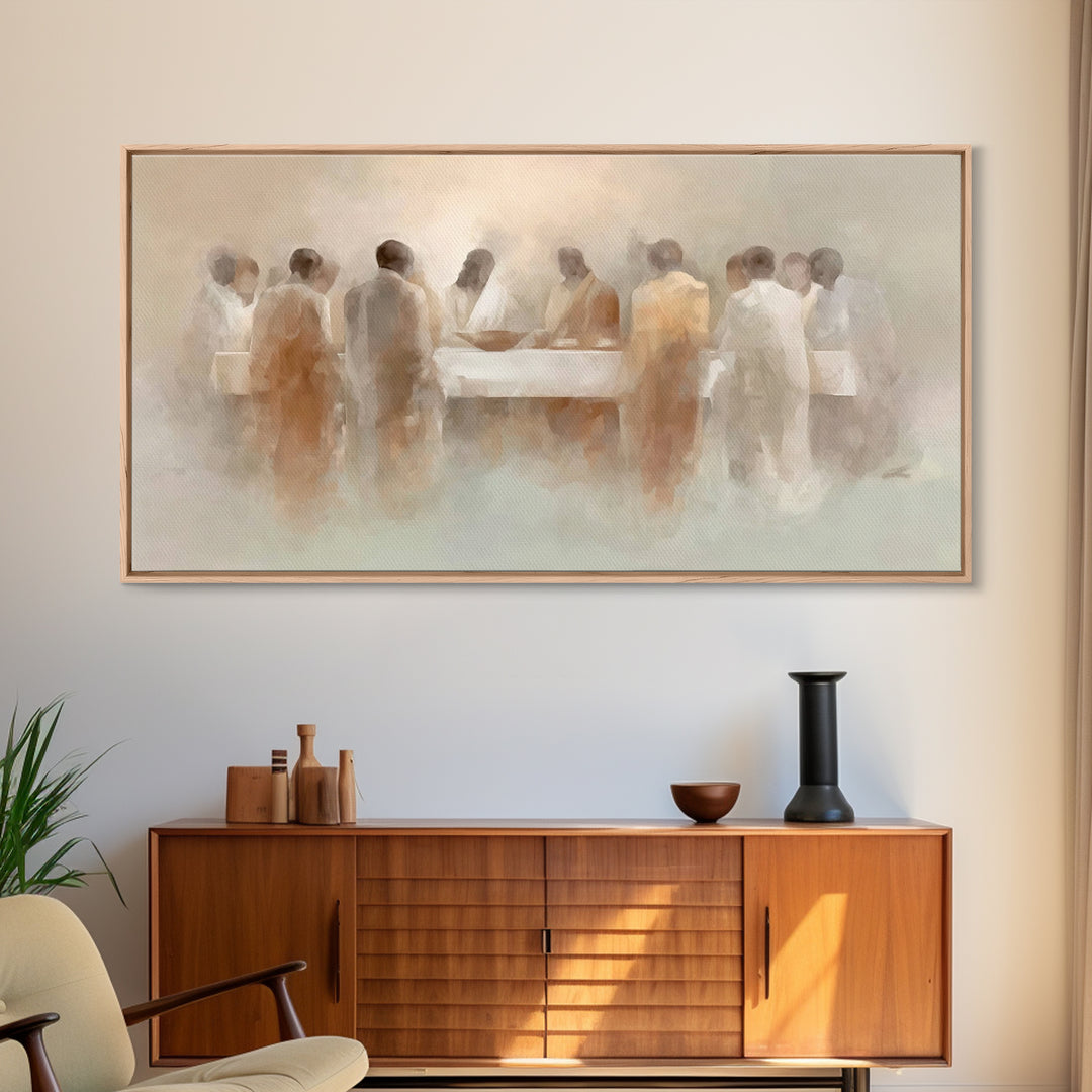 Gathered In Grace – Framed Canvas Print – Christian Wall Art – Christian Art Canvas – Christian Art Print – Christian Decor – Jesus Paintin