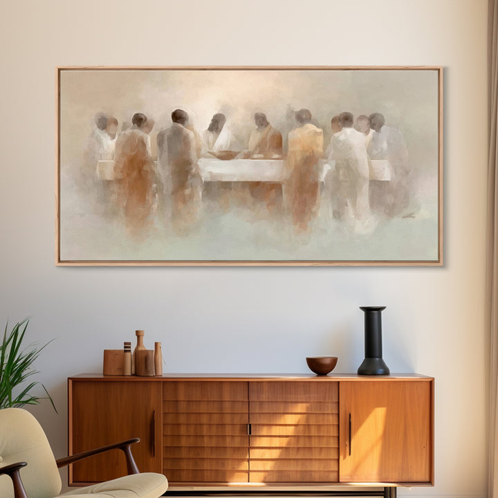 Gathered In Grace – Framed Canvas Print – Christian Wall Art – Christian Art Canvas – Christian Art Print – Christian Decor – Jesus Paintin