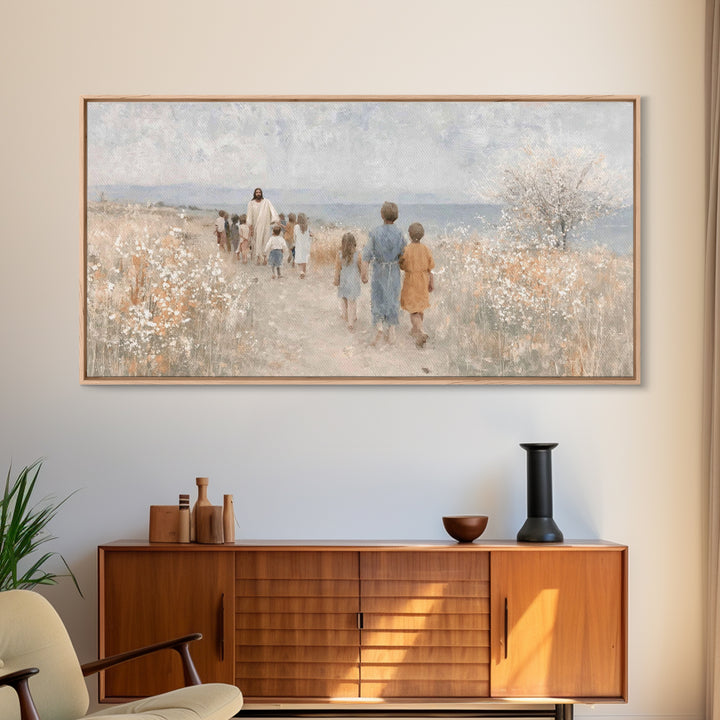 Springtime Hope – Framed Canvas Print – Christian Wall Art – Christian Art Canvas – Jesus Painting – Christian Decor – Christian Gift – Chr