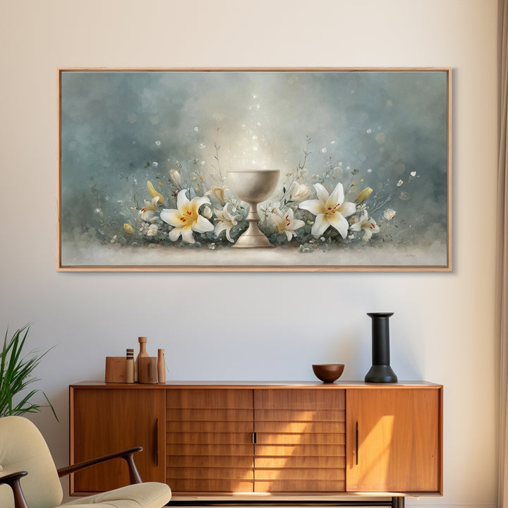 Garden Of Light - Framed Canvas Print - Christian Wall Art - Christian Art Canvas - Large Christian Art - Christian Decor - Christian Gift