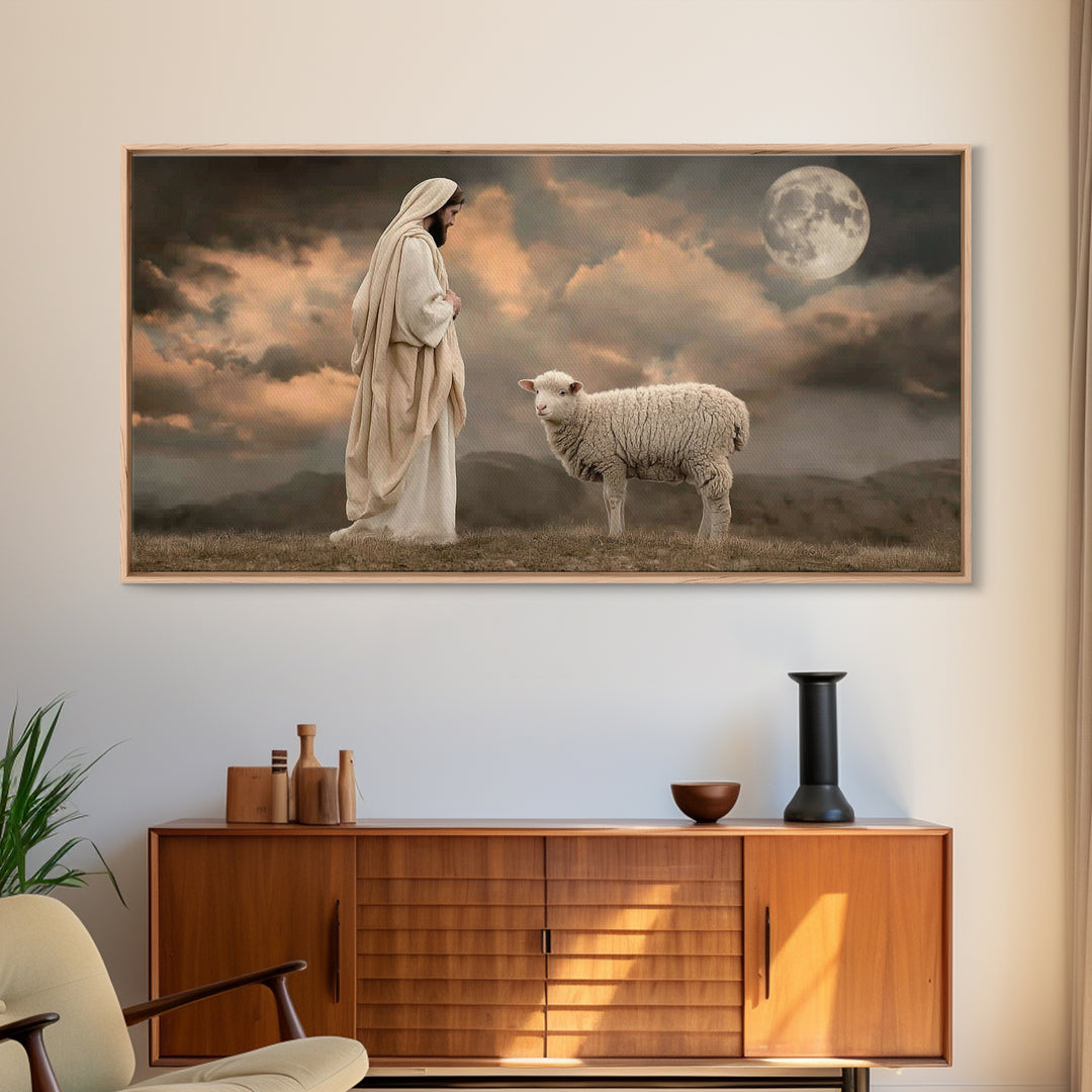 Dawn Over Zion | Framed Canvas Print | Christian Christmas Art | Jesus Painting | Christian Art Canvas | Christian Wall Art | Christian Dec