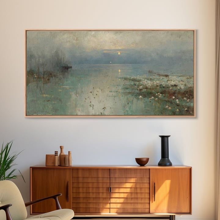 Sacred Horizon – Framed Canvas Print – Christian Wall Art – Christian Art Canvas – Subtle Christian Art – Christian Paintings – Christian G