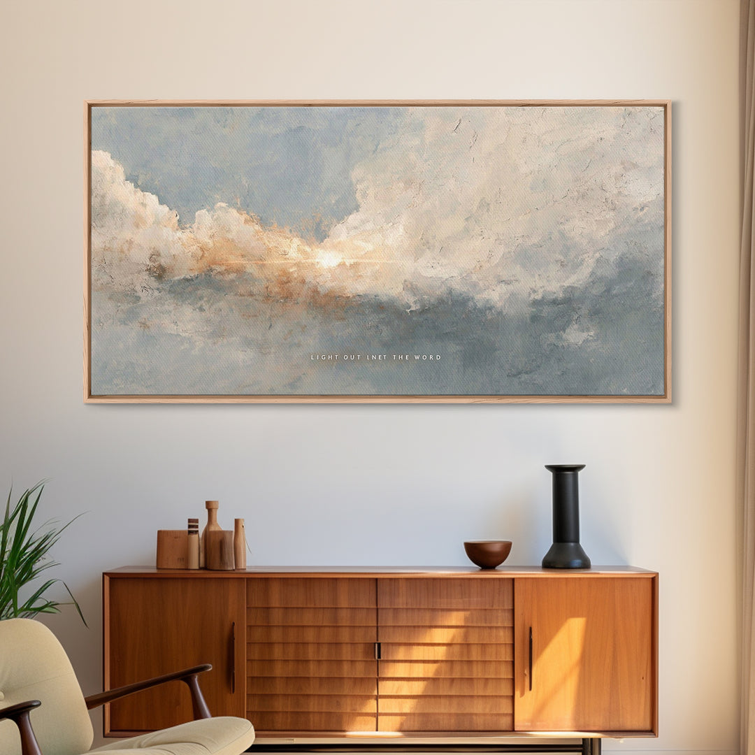 Heavenly Promise – Framed Canvas Print – Christian Wall Art – Christian Art Print – Christian Art Canvas – Christmas Wall Art – Christian G