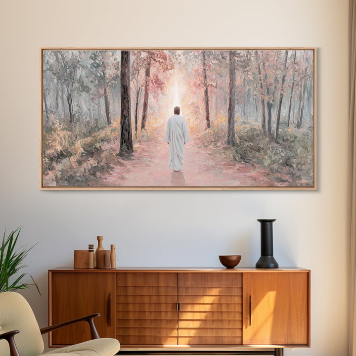 Light Of Dawn | Framed Canvas Print | Christian Art | Christian Art Canvas | Christian Painting | Christmas Art Prints
