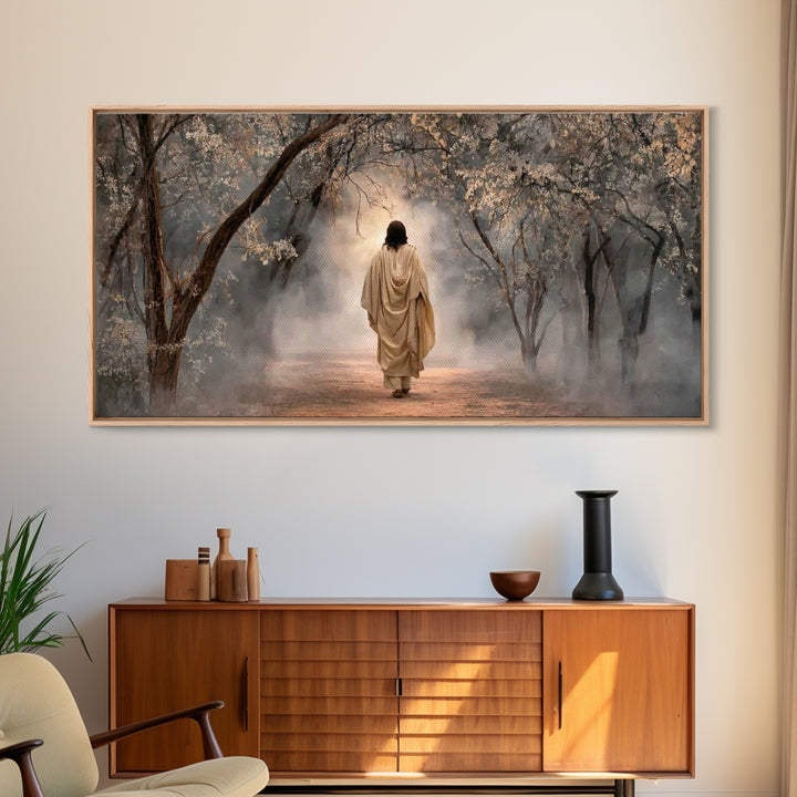 Blessed Journey | Framed Canvas Print | Christian Art Canvas | Christian Decor | Jesus Painting | Christian Gift Ideas