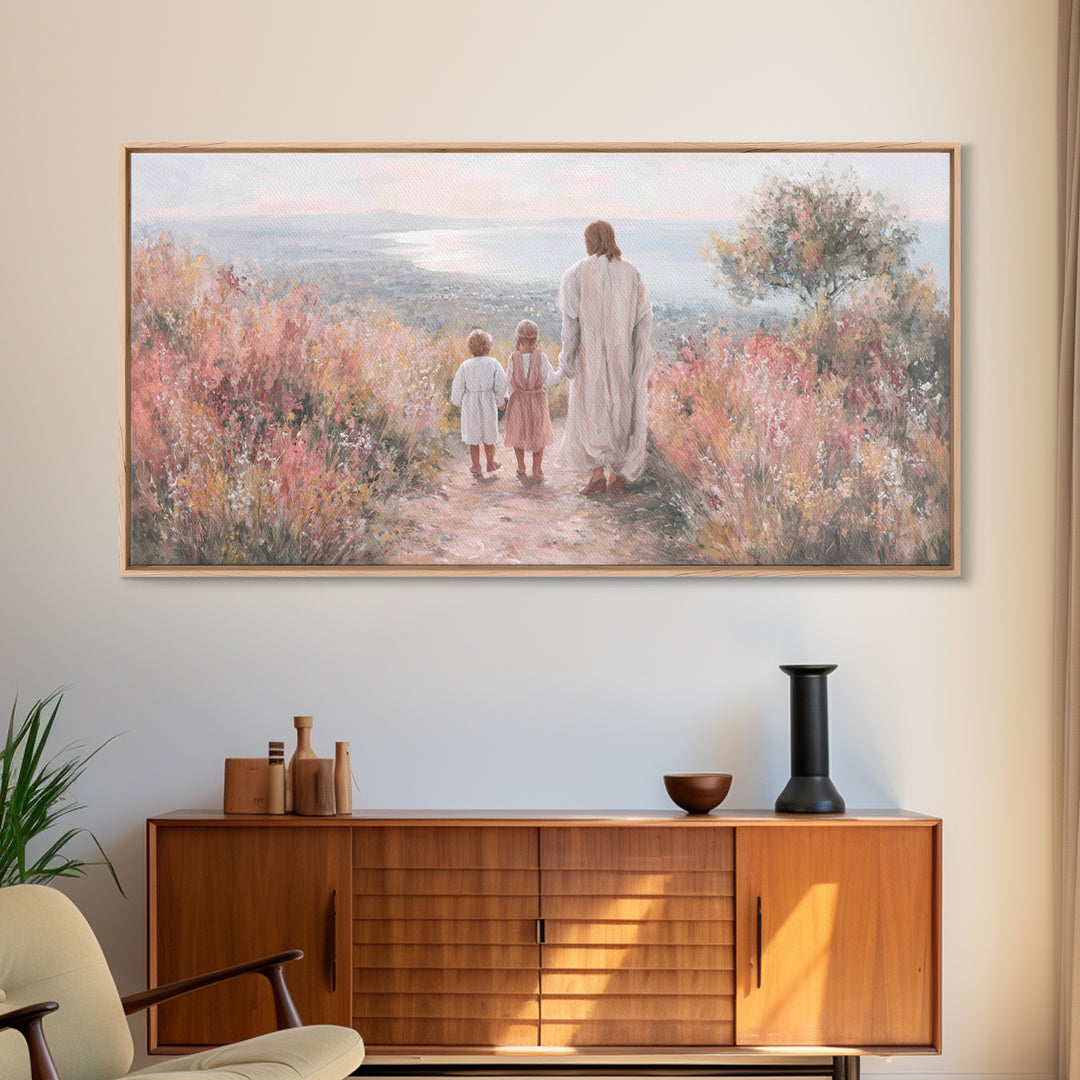 Morning Of Hope – Framed Canvas Print – Christian Art Canvas – Christian Art – Christian Wall Art – Jesus Painting – Christian Gift Ideas