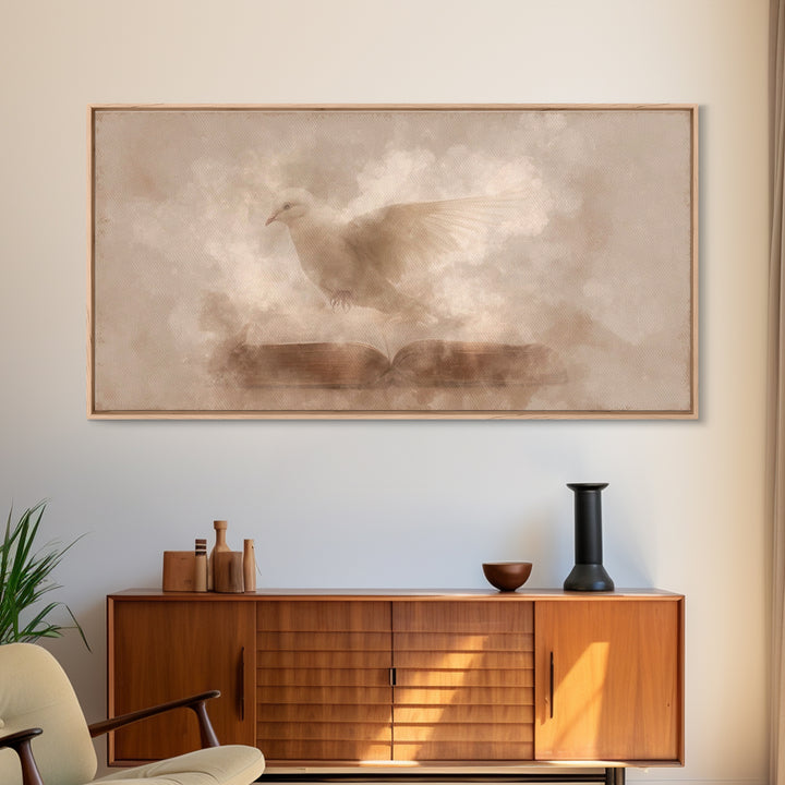 Winter Grace | Framed Canvas Print | Christian Wall Art | Christian Art Canvas | Christian Decoration | Subtle Christian Art | Christian Gi