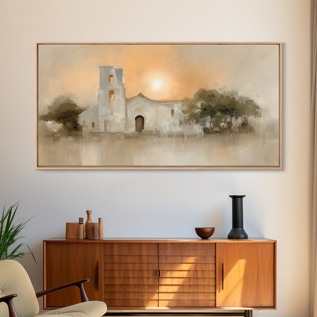 Sacred Mission – Framed Canvas Print – Christian Art Canvas – Christian Wall Art – Minimalist Christian Art – Christian Decor – Christmas A