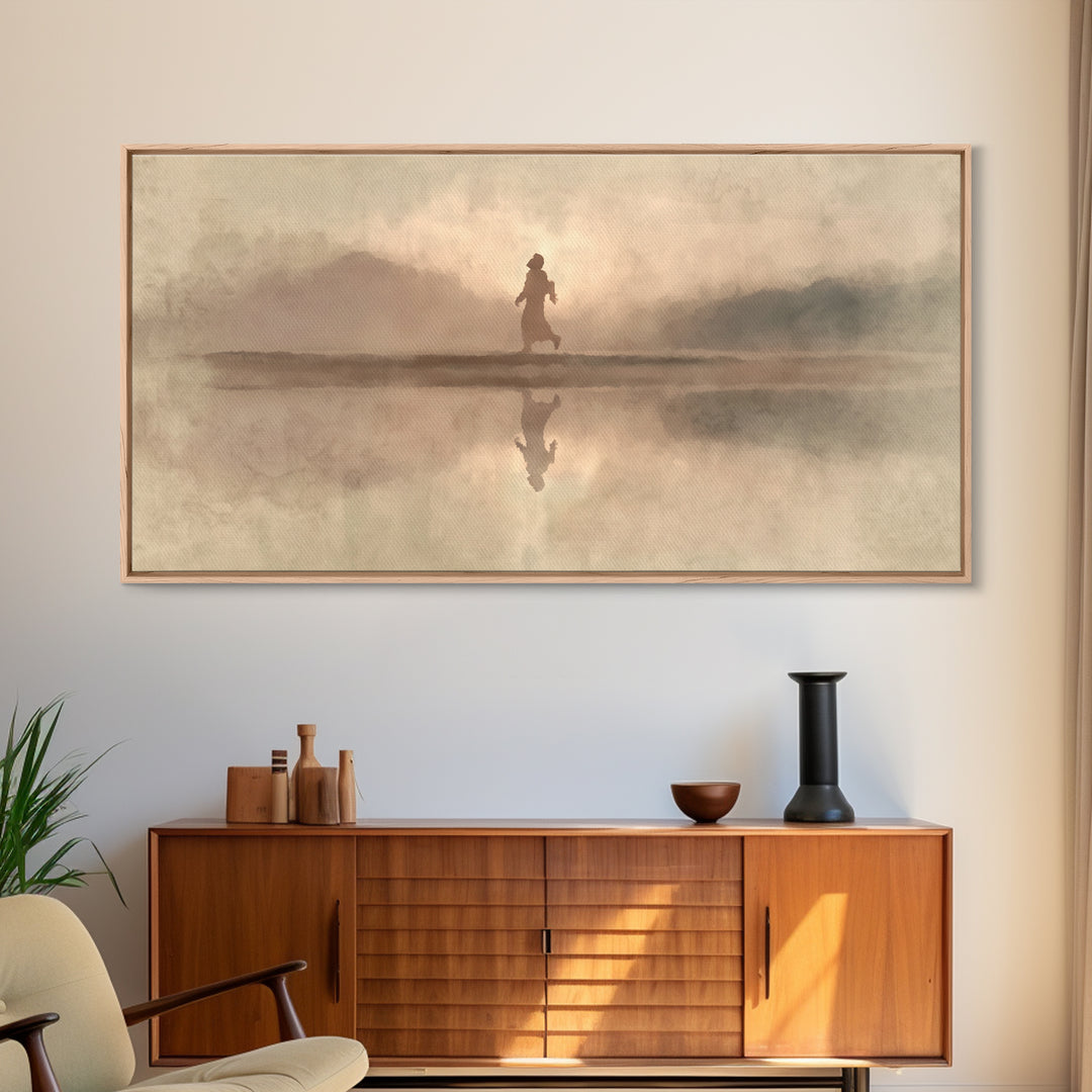 Radiant Dawn – Framed Canvas Print – Christian Art – Jesus Painting Canvas – Christmas Wall Art – Large Christian Painting – Christian Art