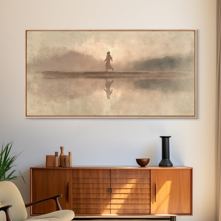 Radiant Dawn – Framed Canvas Print – Christian Art – Jesus Painting Canvas – Christmas Wall Art – Large Christian Painting – Christian Art