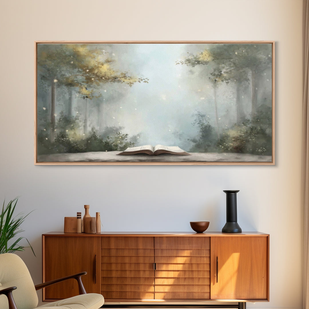 Sacred Passage - Framed Canvas Print - Christian Art Canvas - Christian Wall Art - Christian Painting - Christian Decor - Christian Art Gif