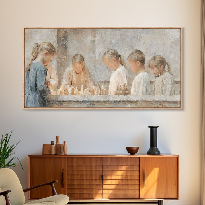 Sacred Journey – Framed Canvas Print – Christian Wall Art – Abstract Christian Art – Jesus Painting – Christian Art Canvas – Christian Chri