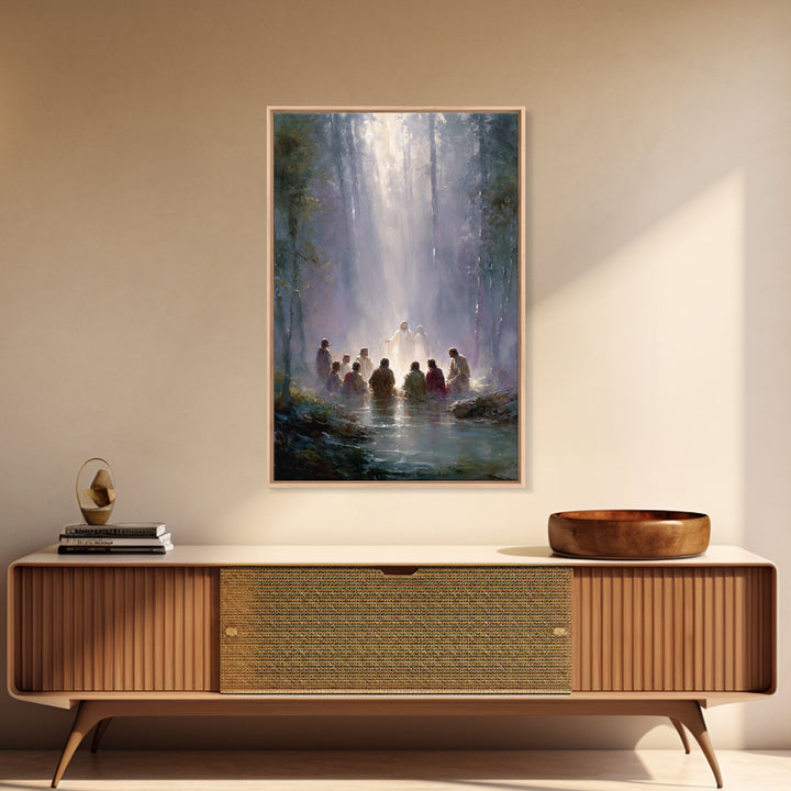Forest of Glory | Framed Canvas Print | Christian Art Canvas | Jesus Painting | Large Christian Art | Christian Art Work | Christian Gift I